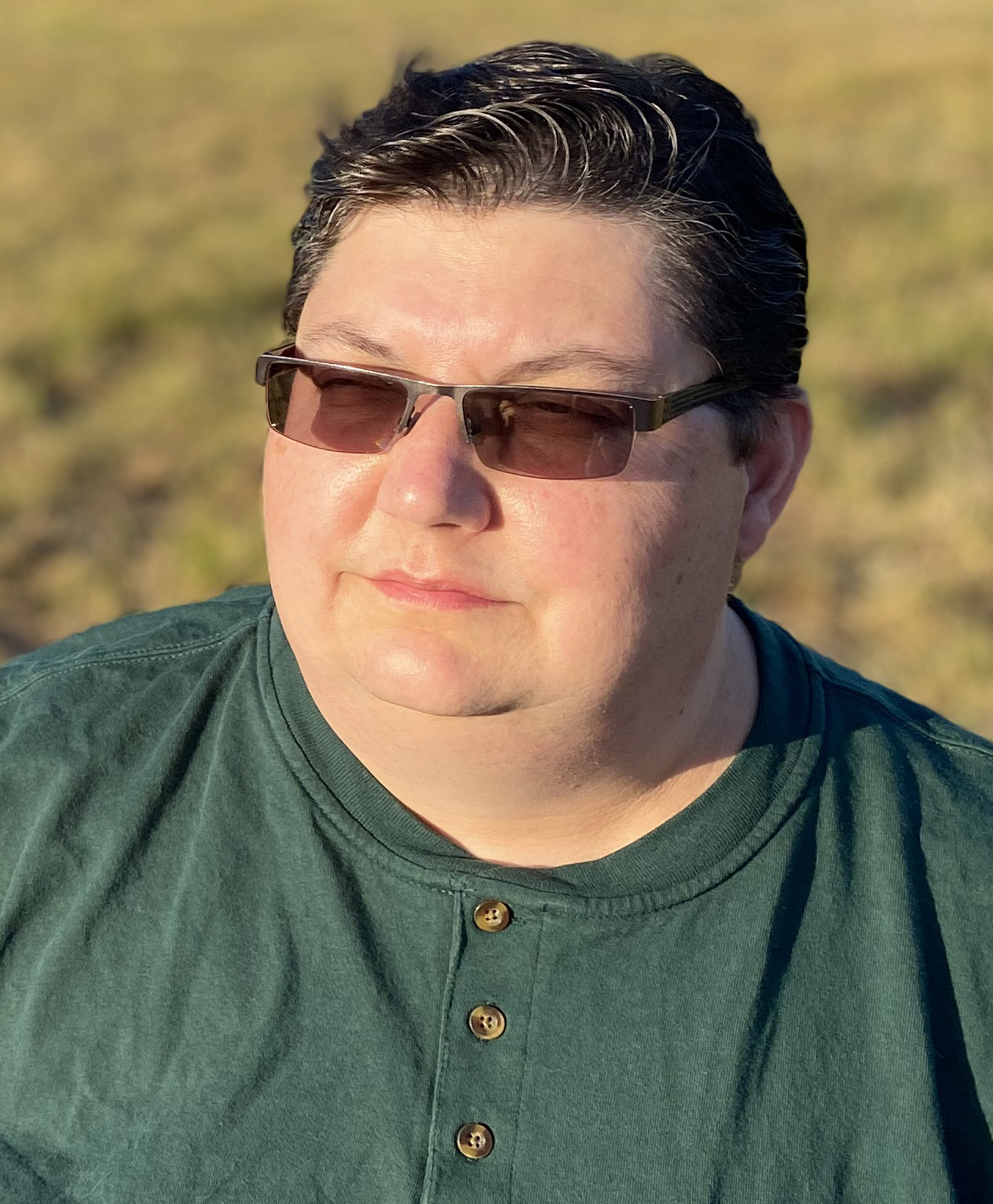 Dan in a Field - Headshot